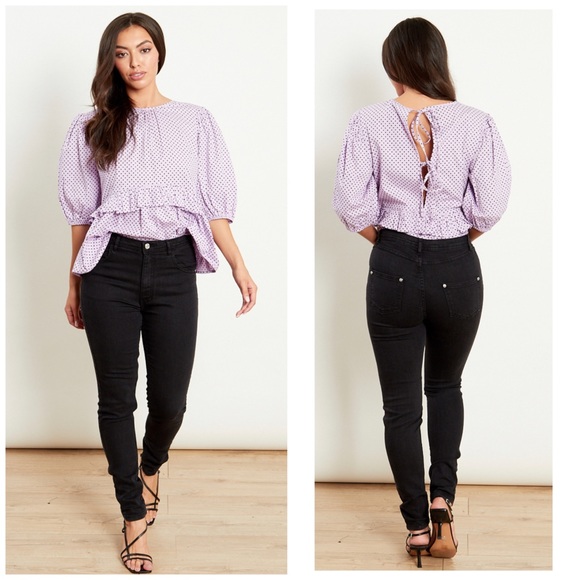 High waisted skinny black jeans - Picture 2 of 3